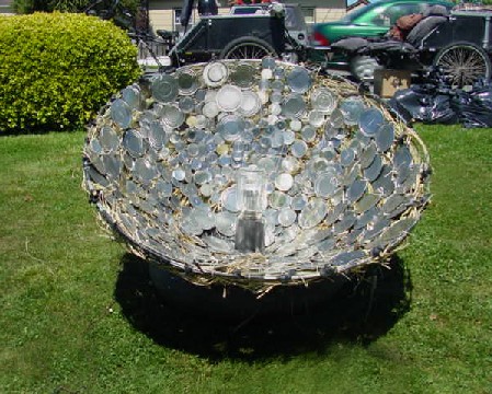 Parabolic Basket and Tin Can Solar Cooker