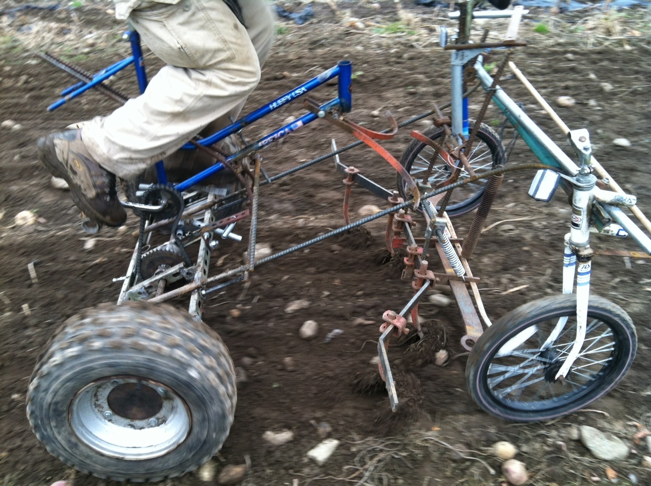 diy 4 wheel bike