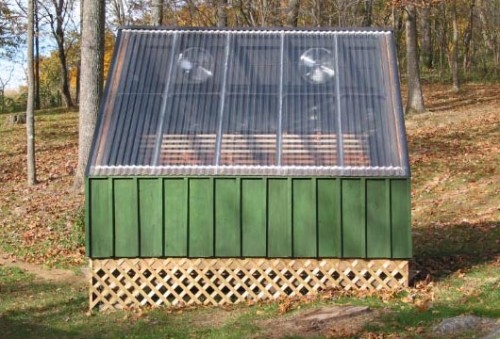 solar wood drying kiln