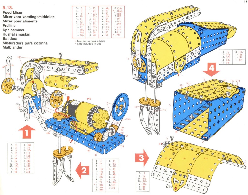 meccano food mixer