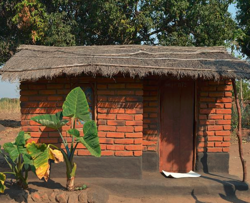 malawi house with porch