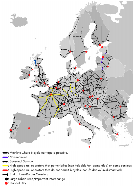 Train companies in Europe